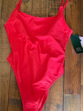 Target Women’s One-Piece Swimsuit - Bright Red